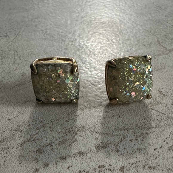 kate spade Jewelry - Kate Spade  Glitter Stud Earrings